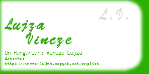lujza vincze business card